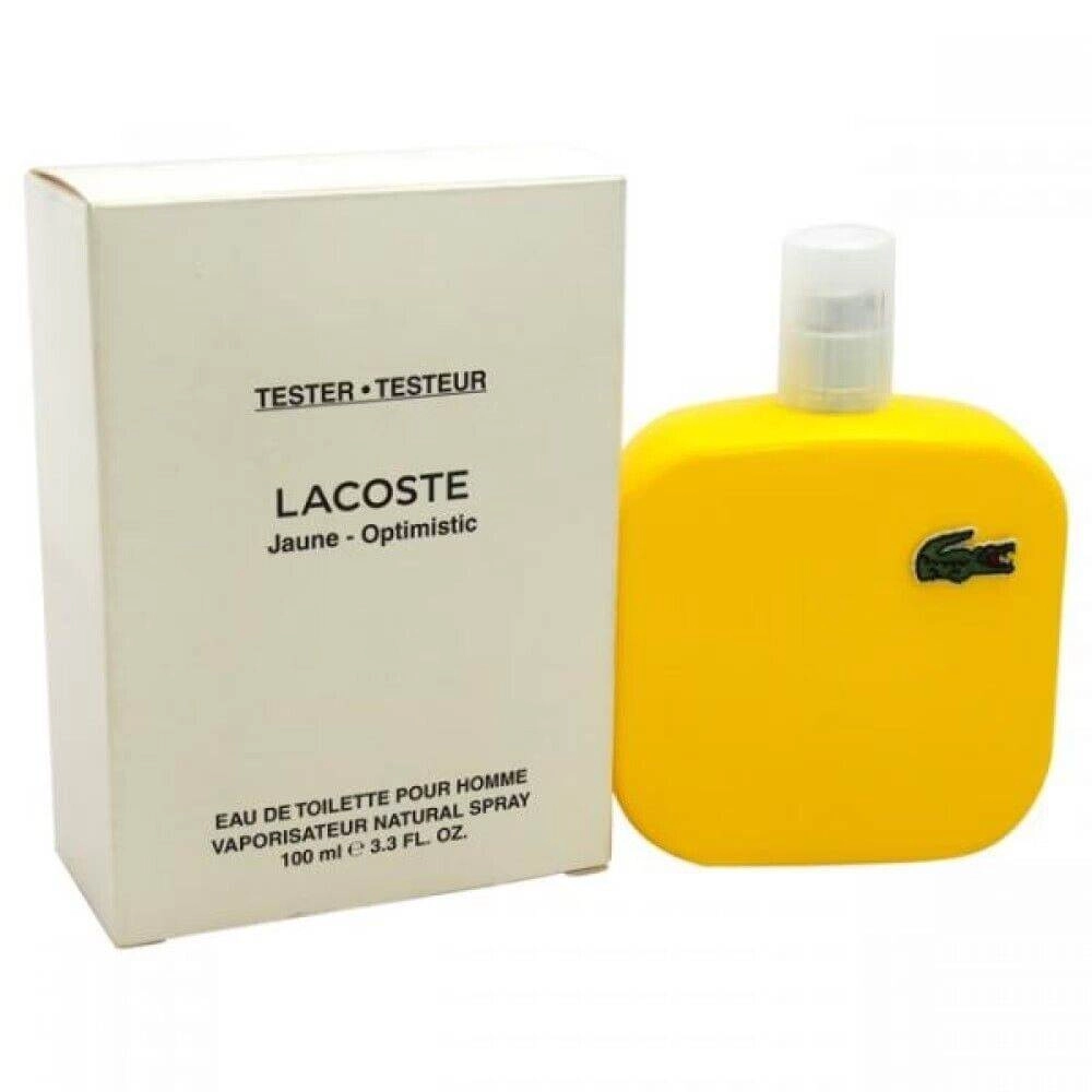 Lacoste Eau de Lacoste L.12.12. Jaune Optimistic pánska toaletná voda 100 ml Tester