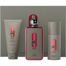 Afnan 9 PM Afnan 9 PM Rebel EDP 100 ml + deodorant s parfumáciou 150 ml + sprchový gél s parfumáciou 150 ml