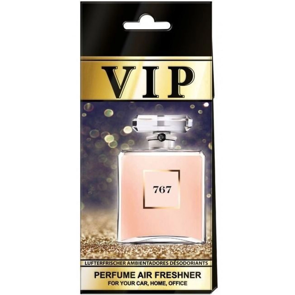 VIP No. 767 parfumový osviežovač do auta 13g. - Chanel Coco Mademoiselle