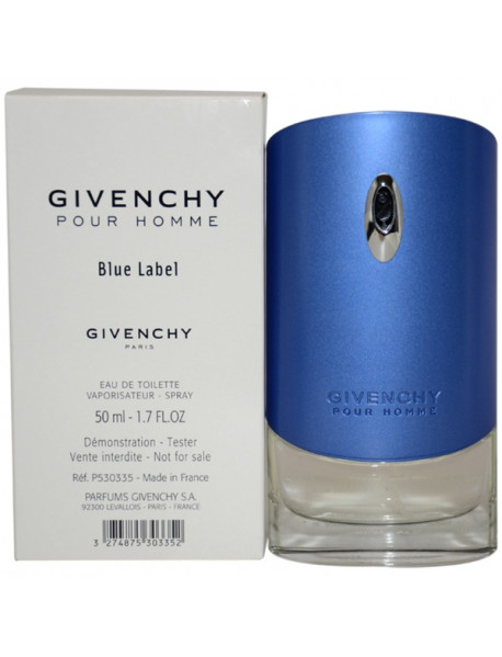 Givenchy Pour Homme Blue Label pánska toaletná voda 50 ml TESTER