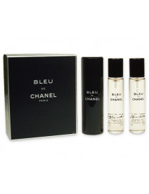 Chanel Bleu de Chanel pánska parfumovaná voda s rozprašovačom 3x20 ml