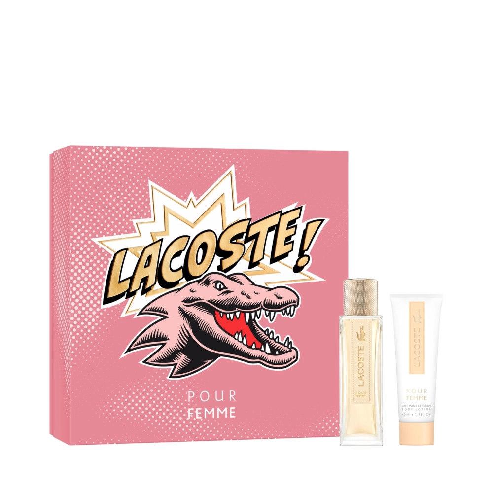 Lacoste Pour Femme 50 ml edp + 50 ml telové mlieko SET 1