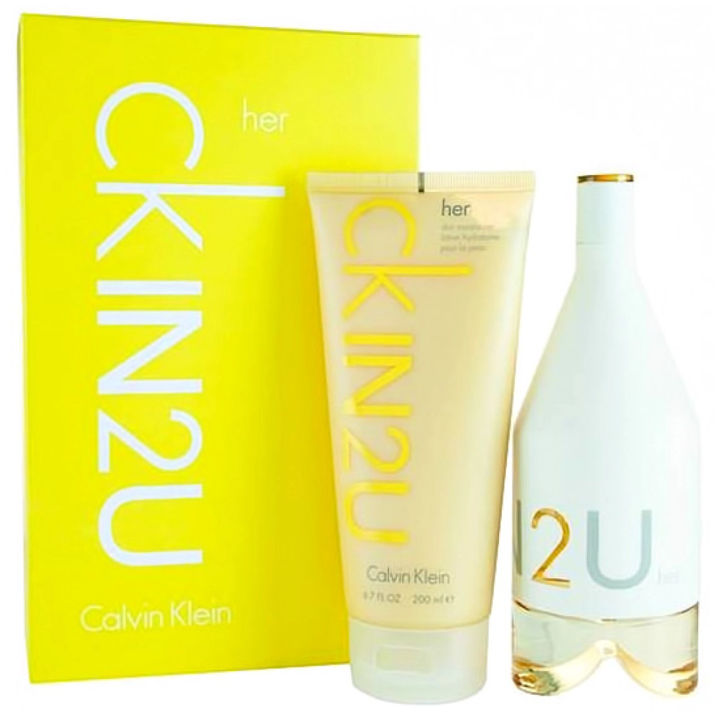 Calvin Klein In2U Darčekový SET for her /150 ml edt + 200 ml bl/