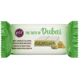 Elit Dubai Pistachio White Chocolate dubajská čokoláda 90g