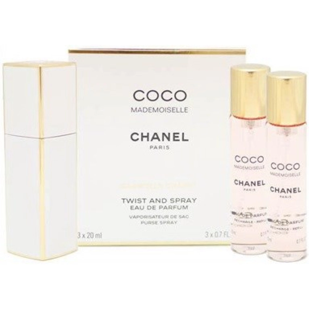 Chanel Coco Mademoiselle dámska parfumovaná voda s rozprašovačom 3x20 ml