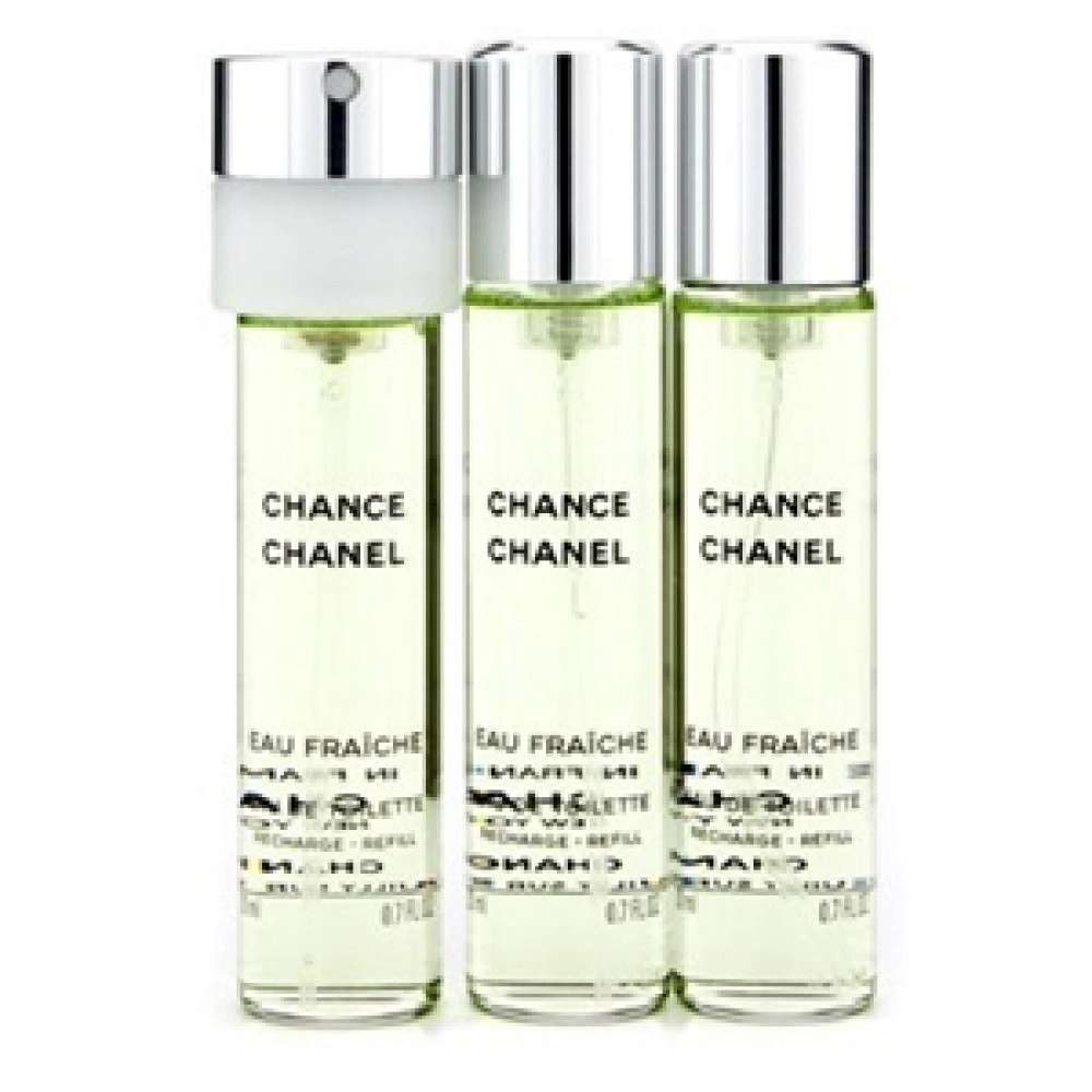 Chanel Chance Eau Fraiche dámska toaletná voda 3x20 ml náplne Chanel Chance Eau Fraiche dámska toaletná voda 3x20 ml náplne