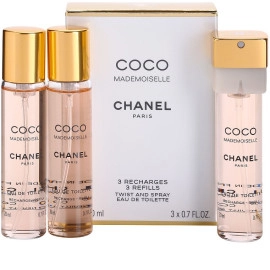Chanel Coco Mademoiselle dámska toaletná voda 3x20 ml náplne